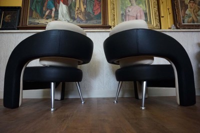 Tiziano, Forment, Milano,Italian, Leather, Armchairs, fauteuils, leren